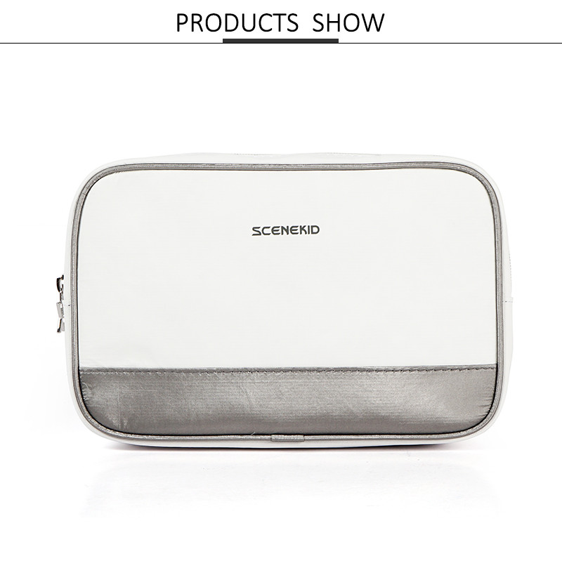 Spill Resistant Portable Dupont Tyvek Cosmetic Bag