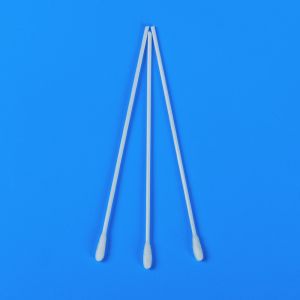 Polyester Fiber Testing Rayon Tipped Sampling Swab Can Be Broken At Will 15x150
