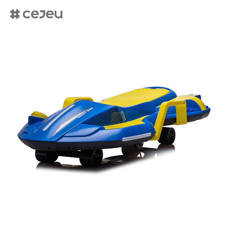 2 in 1 Electric Pedal & Push Ride On Toy Wiggle Car with Light USB，MP3 and Music for Kids Unisex