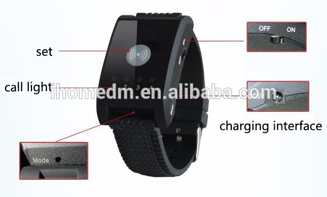 Elderly Alarm Wrist Panic Button Emergency Calling System