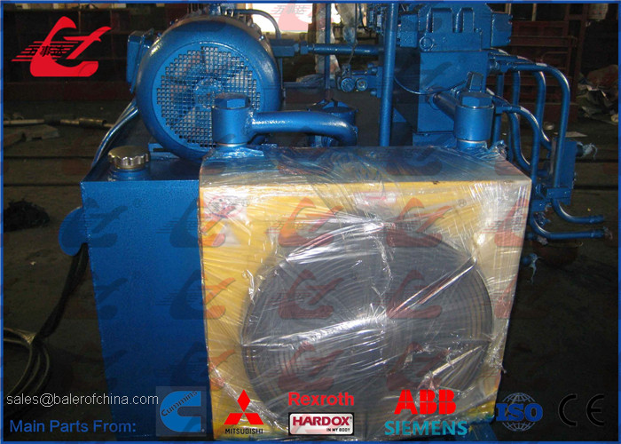 Smallest Side Push Out Metal Scrap Baling Machine 1200 - 1500KG / H Capacity