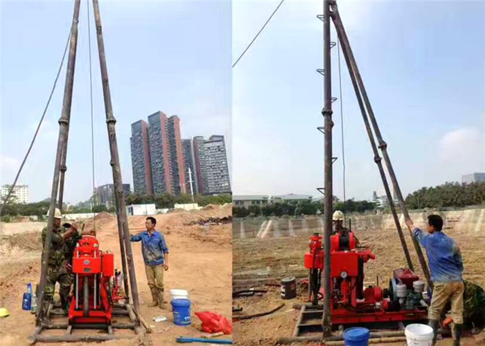 100m Engineering Drilling Rig Geological Exploration Hydraulic