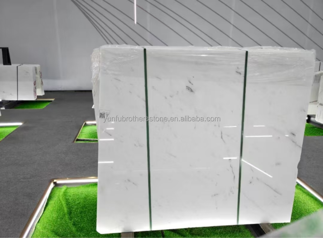 Modern Design Atlantic White Marble Stone with Gray Veins from Yunfu Brothers