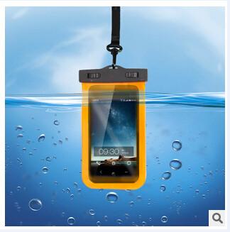 New promotional customed logo 6" waterproof diving floating mobile apple pvc