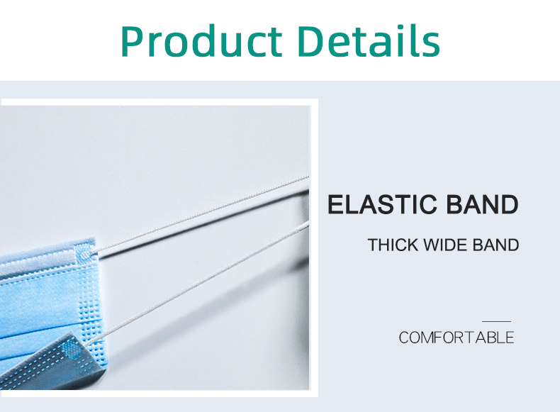 Health Care Disposable Surgical Face Mask , 3 Ply Non Woven Fabric Earloop Mask