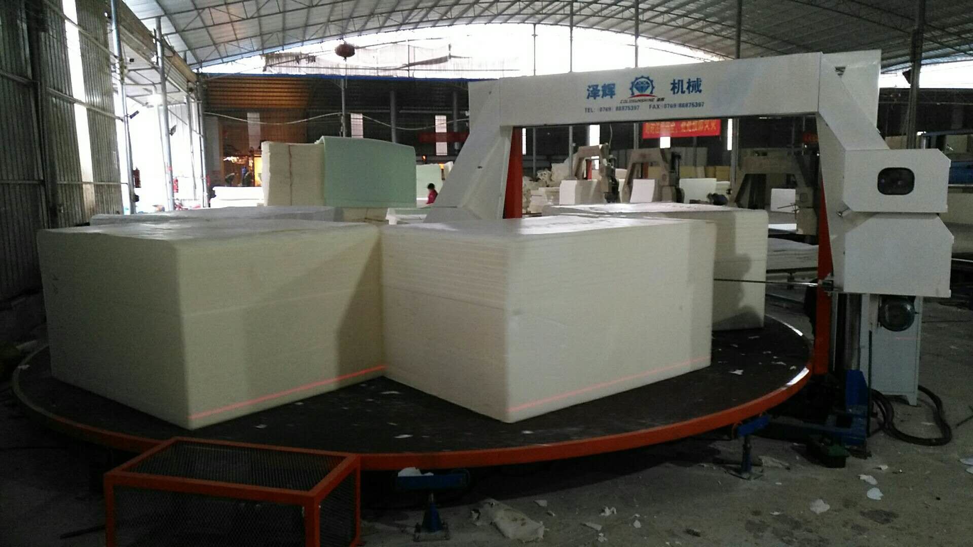 Precise Foam Cutting Machine with 10m diameter Circle Cutting Table