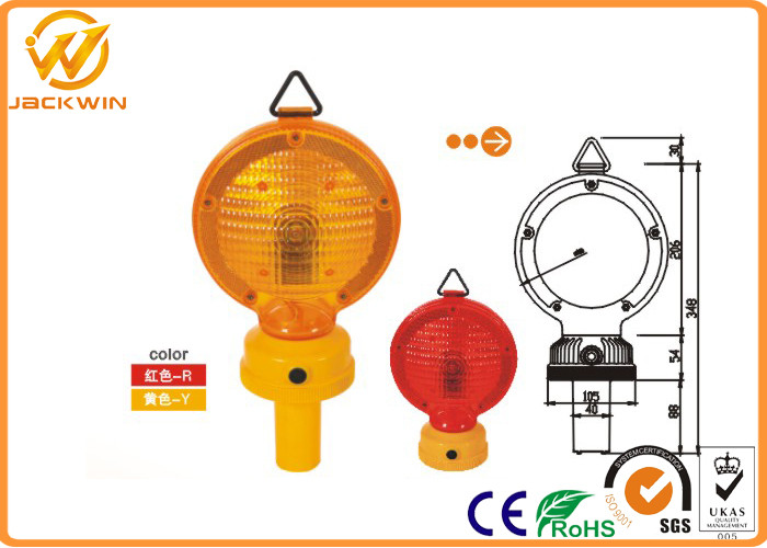 LED Traffic Safety Equipment Vehicle Strobe Warning Lights Single Side Flash Red Amber