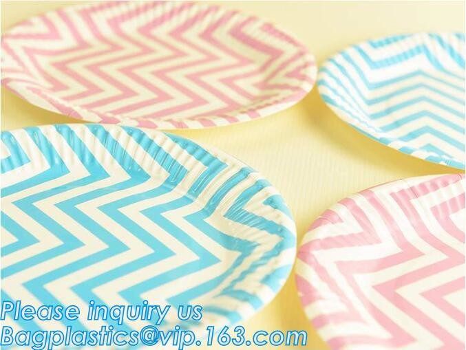 Party supplies, custom printing table rose gold paper biodegradable dinner disposable plate,Compostable Eco Friendly Env