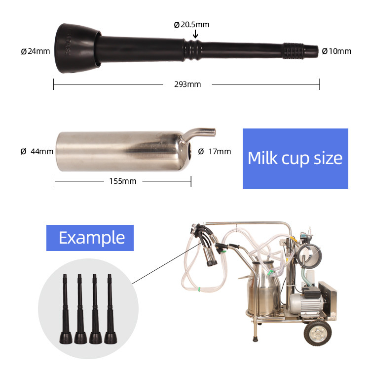 Easy To Clean Dairy Milking System Components DL019 Milking Liner for Smooth Milking Pack Of 4