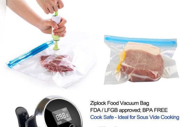 Vacuum Bag packaging snack/plastic food grade China food grade storage heat seal
