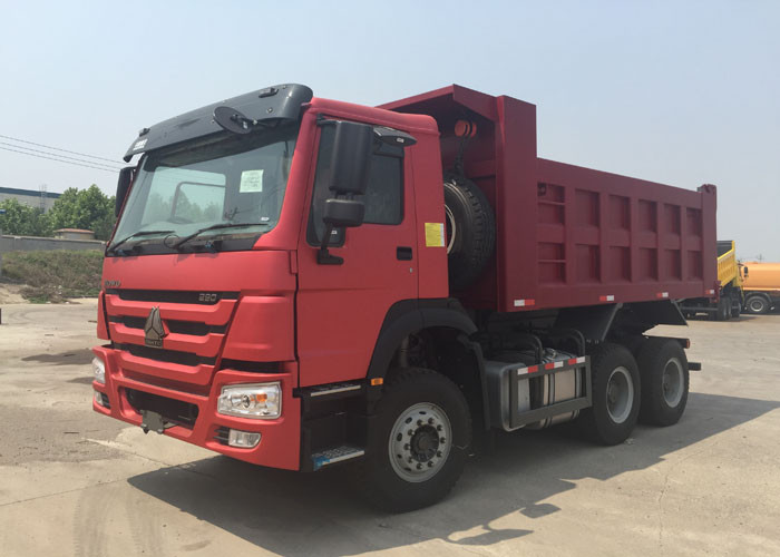 Euro 3 Engine Tipper Dump Truck HC16 16 Tons 6 Cylinder In - Line With Water Cooling