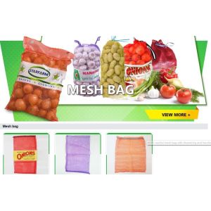 mesh bag,Plastic PE raschel mesh net potato bags 50kg, HDPE mesh bag for