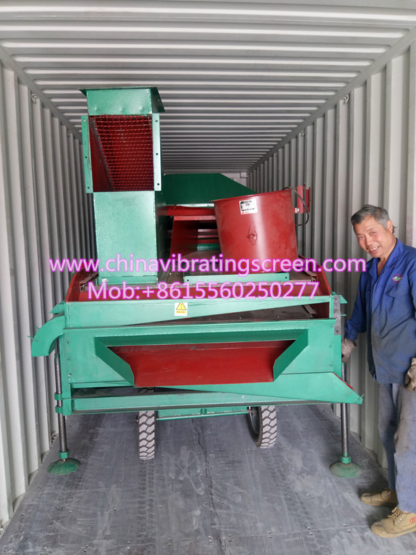 Air separation filtering proportion of triad cleaner grader machine