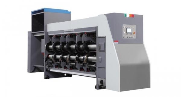 Three color 1200mm Flexographic Box Printing Machine For Carton Box