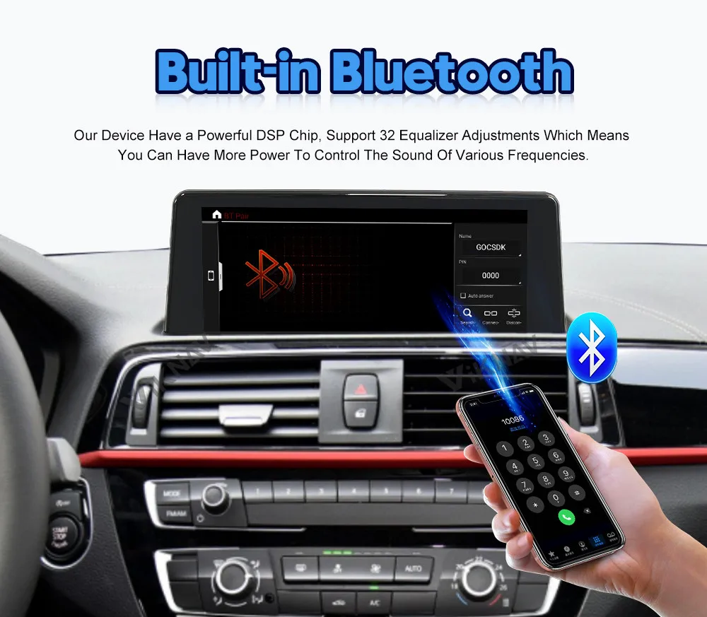 Wireless BMW Android Head Unit 5 Series F10 F11 2013-17 NBT System