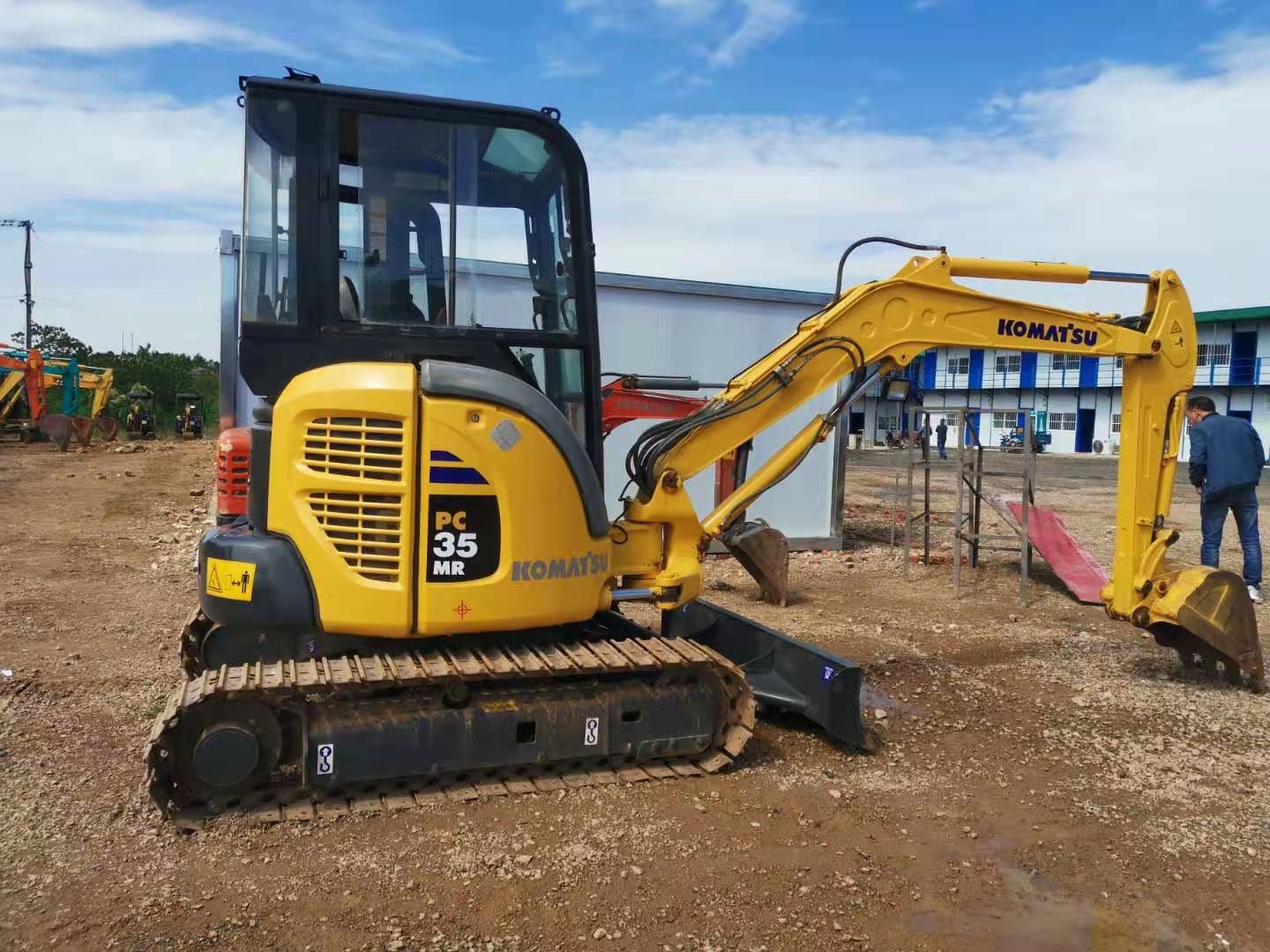 Small Space Workplace 3595kg PC35MR Used Komatsu Excavator