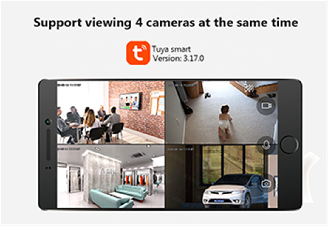 Tuya Smart Life 720P 1080P IP Camera 1M 2M Wireless WiFi Camera Security Surveillance CCTV Camera Baby Moniter_copy
