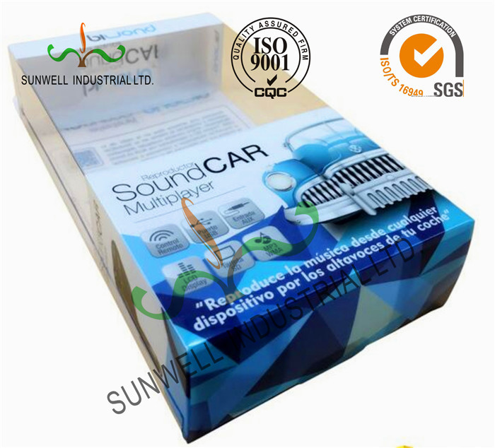 Car Sound Multiplayer Plastic Packaging Boxes Customized Size Embossing