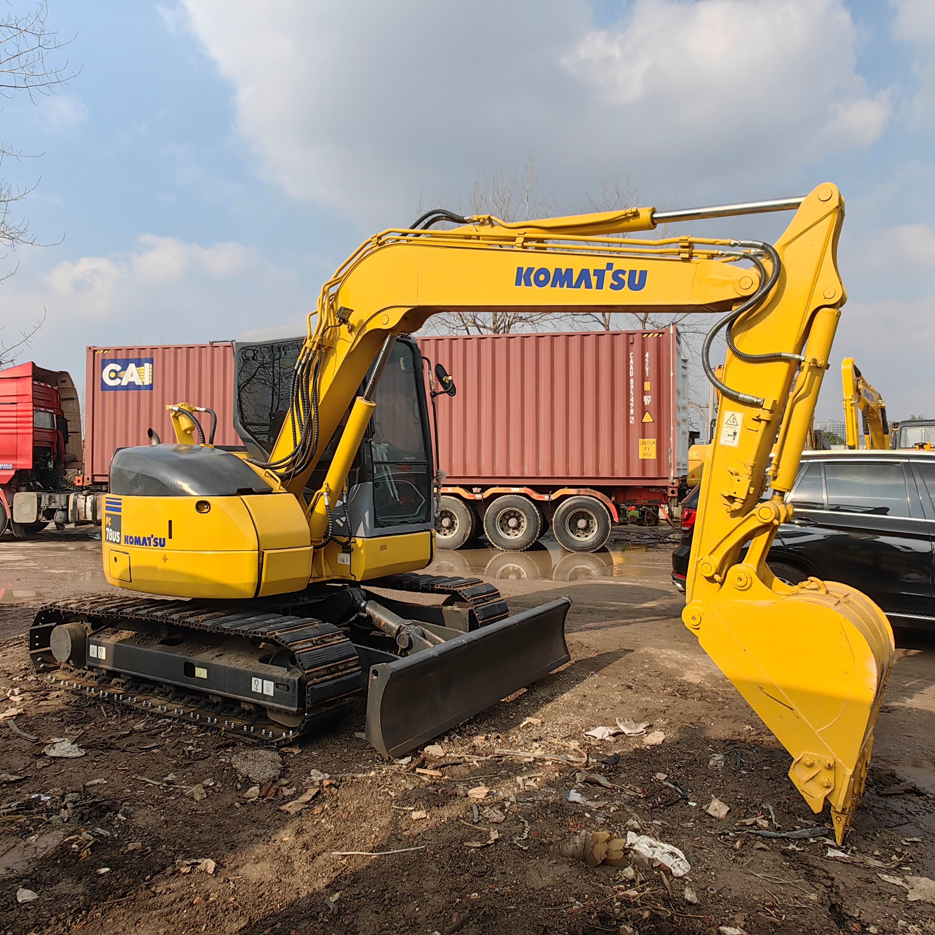 Used Mini Excavator Komatsu PC78US Komatsu PC35 PC55 PC60 PC78 Grab Crawler Second Hand Digger