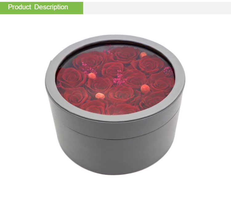 Decorative Preserved Flowers In Box , Eternal Roses Box For Gift