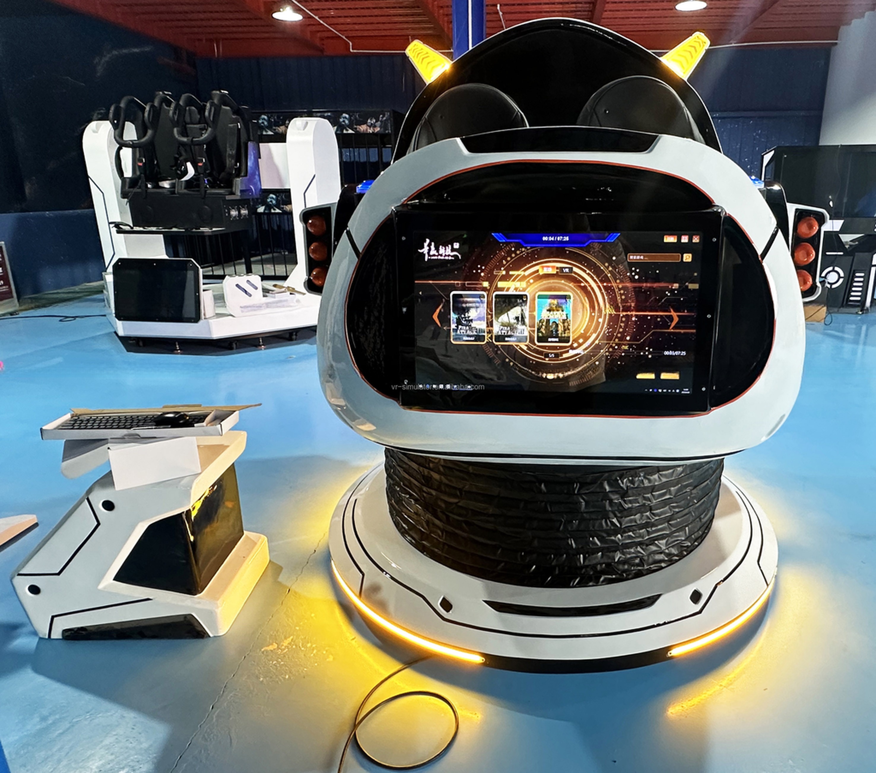 Dreamland 9D VR Panda Adventure Twin VR UFO 360 Virtual Reality Amusement Equipment 360 VR Chair