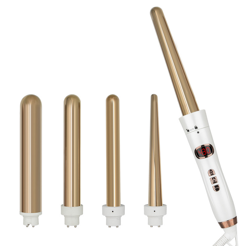 5 In 1 Curling Wand Interchangeable 49W with 360 Degree Swivel Cord
