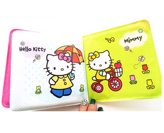 Learning washable kids book,floating inflatable waterproof bath book