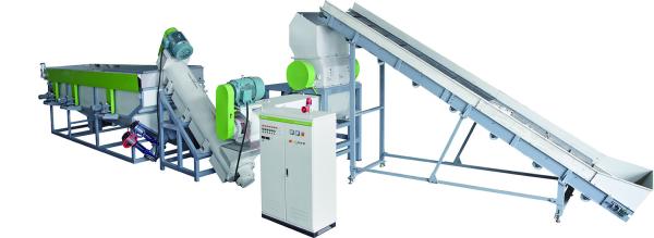 500kg/Hr - 2500kg/Hr Plastic Washing Recycling Machine Automatic PE Film Washing