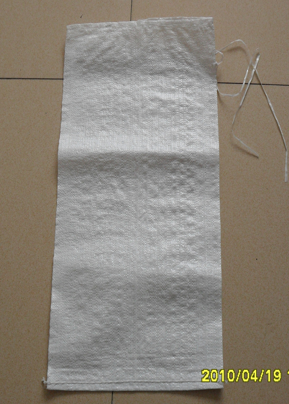 Custom PP Woven Sand Bag Sacks / Beige Woven Polypropylene Bags 25kg
