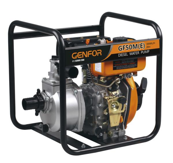 100mm Electric Start Diesel Engine Water Pump , Diesel Motor Pump GF186FAE
