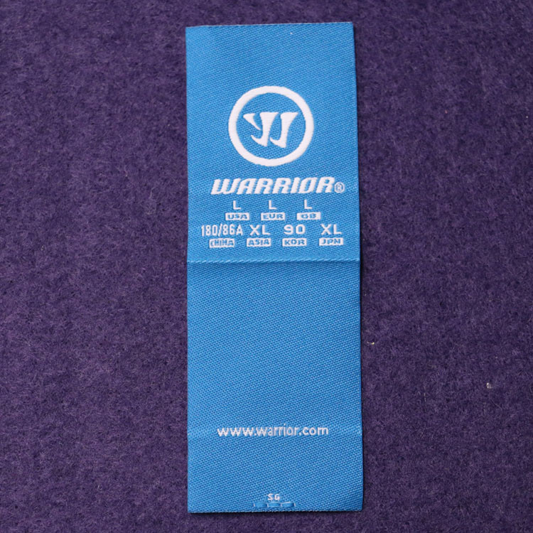 Brand Name Clothing Woven Label / Woven Neck Labels Sewing In The Garment