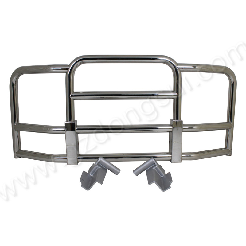 Stainless Steel Truck Bumper Deer Guards For Vnl 04-14