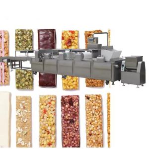 Continuous And Automatic Sesame Cereal Bar Making Machine , Peanut Chikki