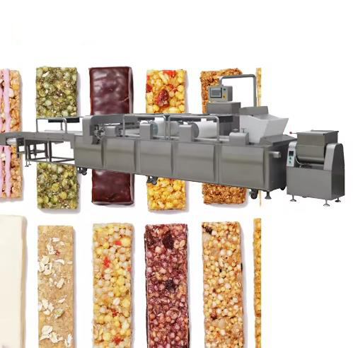 Continuous And Automatic Sesame Cereal Bar Making Machine , Peanut Chikki
