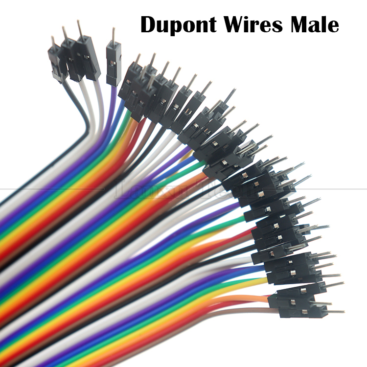 10cm 20cm 30cm 40 Pin Male to Male Female to Female Dupont GPIO Breadboard Rainbow Ribbon Jumper Wires Cable for Raspberry Pi