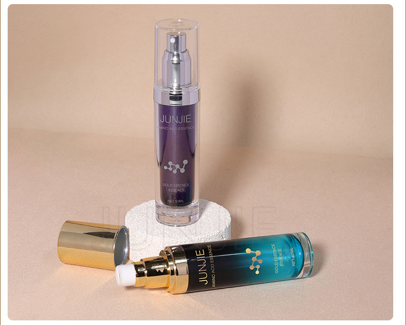 50ml Acrylic Beauty Cosmetic Lotion Bottles Empty Water Cream For Essence Packing With Pump