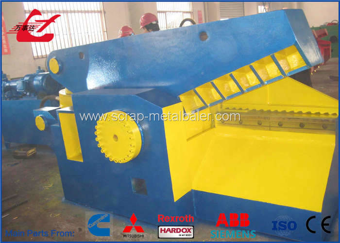 Alligator Crocodile Type Scrap Cutter Machine , 30kW Motor Hydraulic Metal Shear Q43-2000