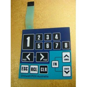 Flexible Membrane Switch Keypad , Embossed Tactile Membrane Switch