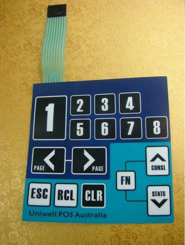  Flexible Membrane Switch Keypad , Embossed Tactile Membrane Switch Manufactures