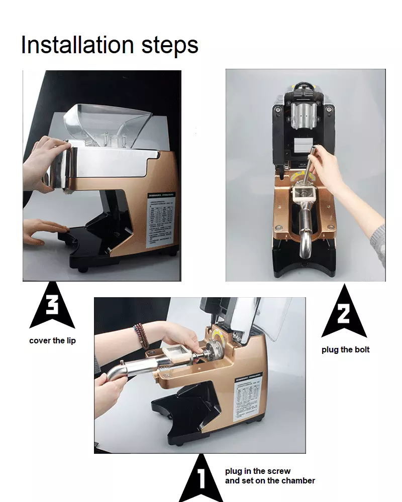 Factory Price full automatic mini small household home use oil extraction making edible olive oil press machine