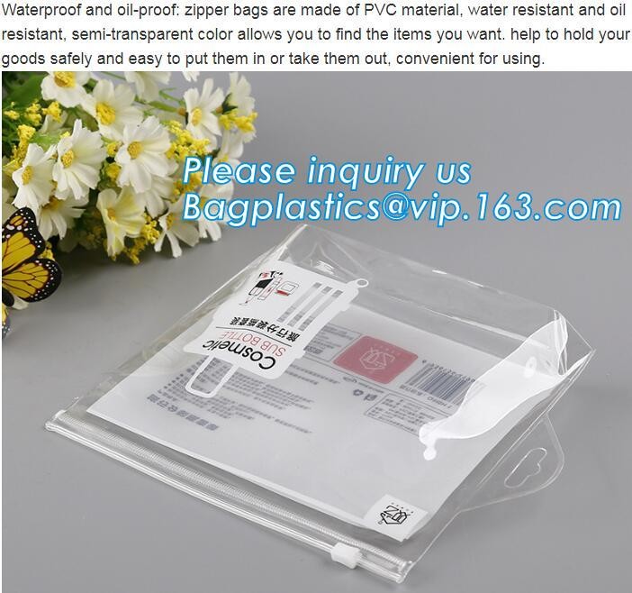 pvc Zip lockkk document file bag,Three-dimensional PVC Document Bag File Zipper Bag with Front Label Pocket bagplastics pac