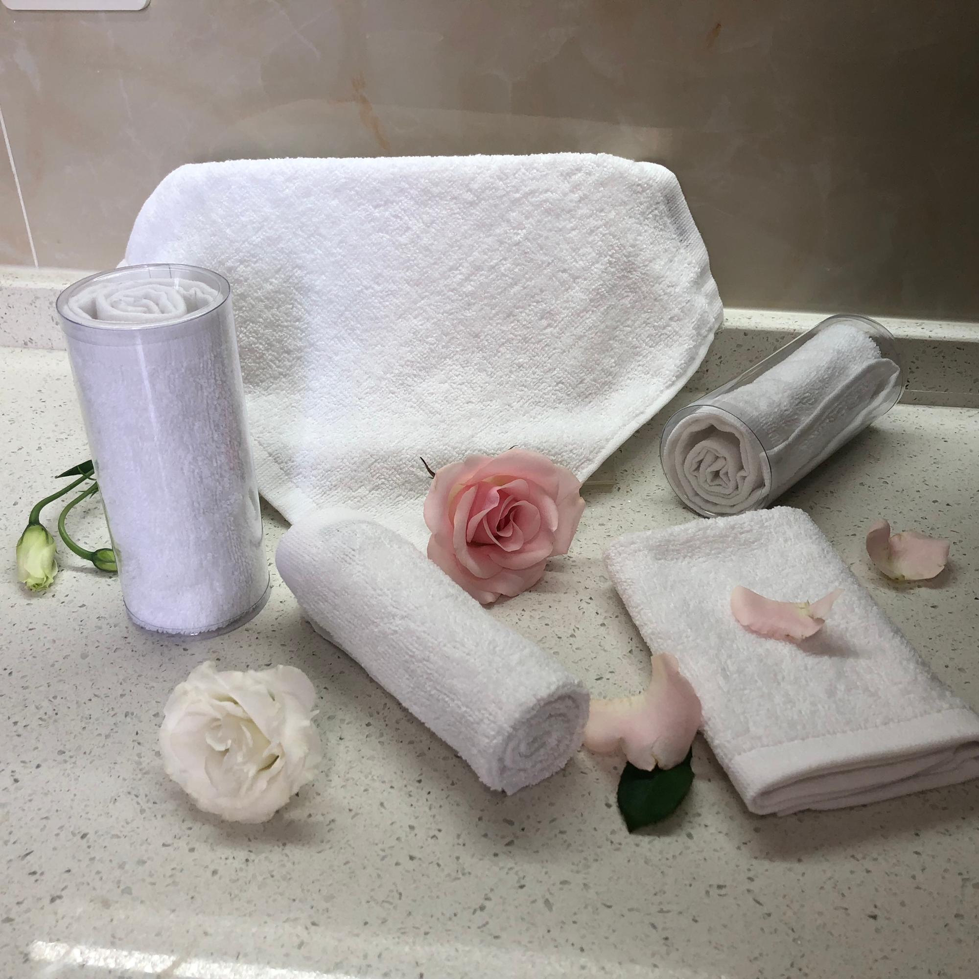 Plain Hand 80% Cotton Towel Gift Sets