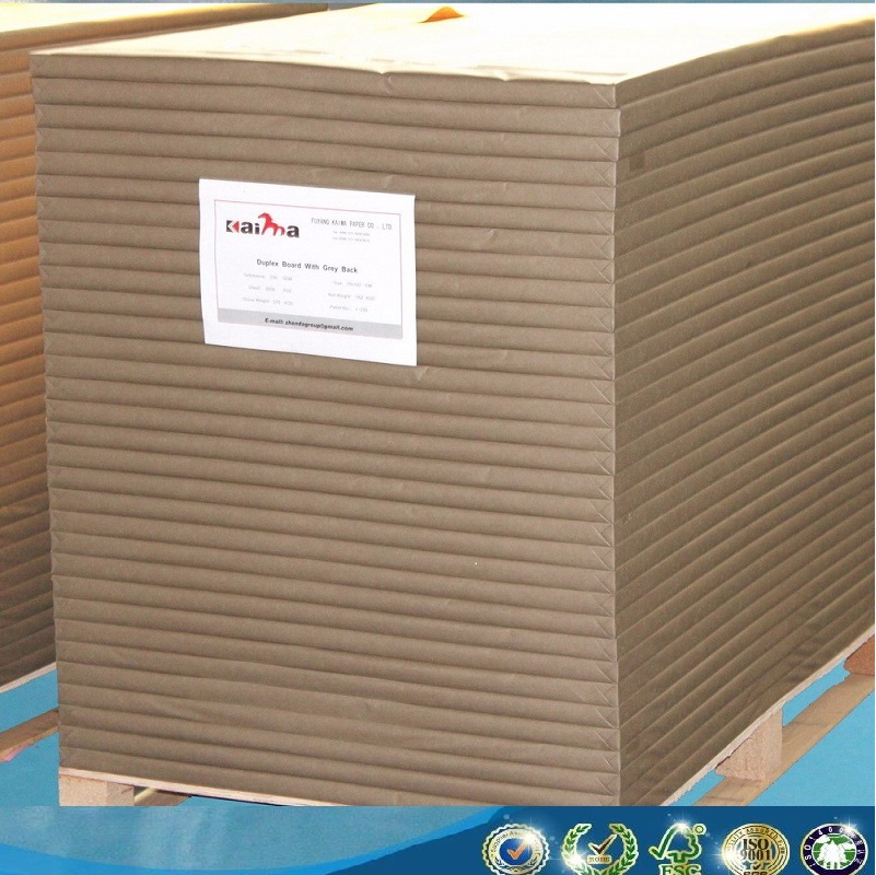 Pulping Type Chemical-Mechanical Pulp Double Side Coated C2S Art Board for Printing