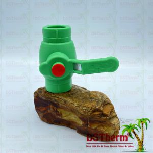 Metal Handle Plastic PPR Brass Ball Valve Socket Fusion / Electrofusion