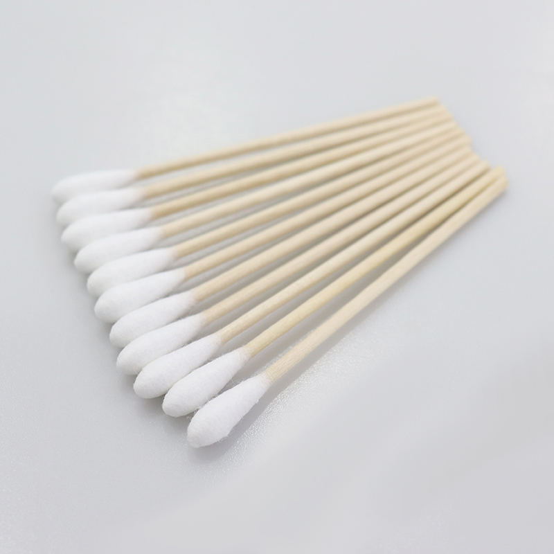 Small Medical / Cosmetic Cotton Buds , Plastic Stick Cotton Bud Eco Friendly