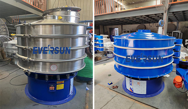 Food Powder Sieving Machine Rotary Sieve Machine For Wheat Flour Starch Processing