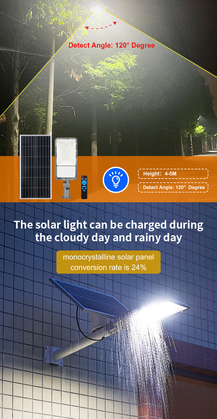 16000 Lumen Smart LED Solar Power Street Light SMD 90 Watt 200 Watt 500 Watt