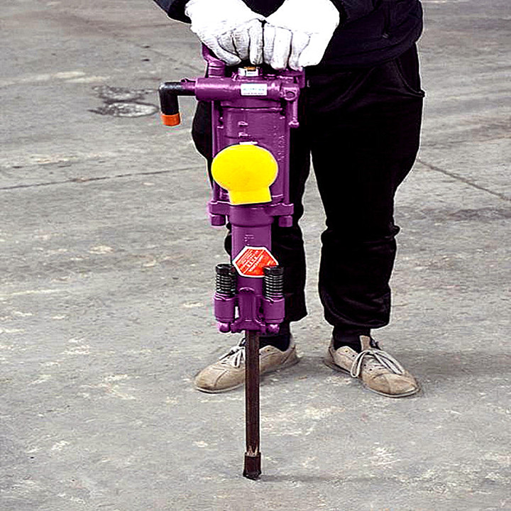Pneumatic Jack Hammer Construction Works Hand Held Air Leg Rock Drilling Machine