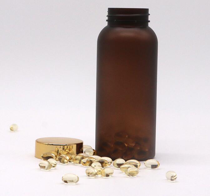 250ML Eco-Friendly PET Plastic Bottle for Supplement Pill Capsule Tablet Storage Container