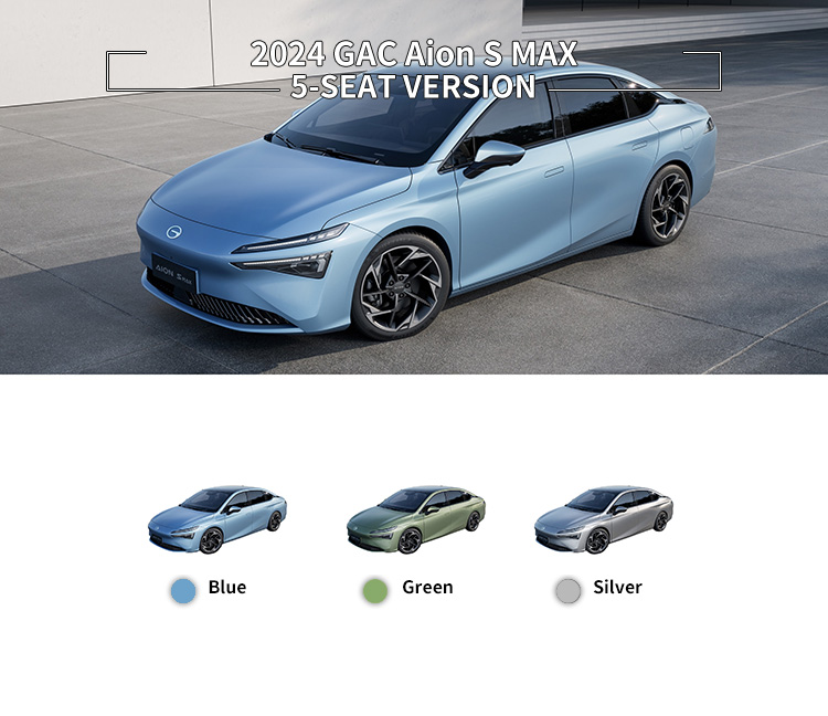Electricity-Powered 2024 Gac Aion S MAX Left Steering Electric Car with 150KW Motor Power